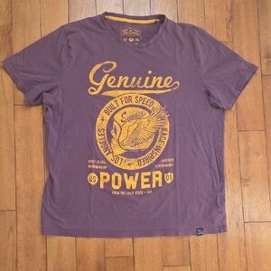 Tokyo Laundry Purple Graphic Short Sleeve T-Shirt Size XXL